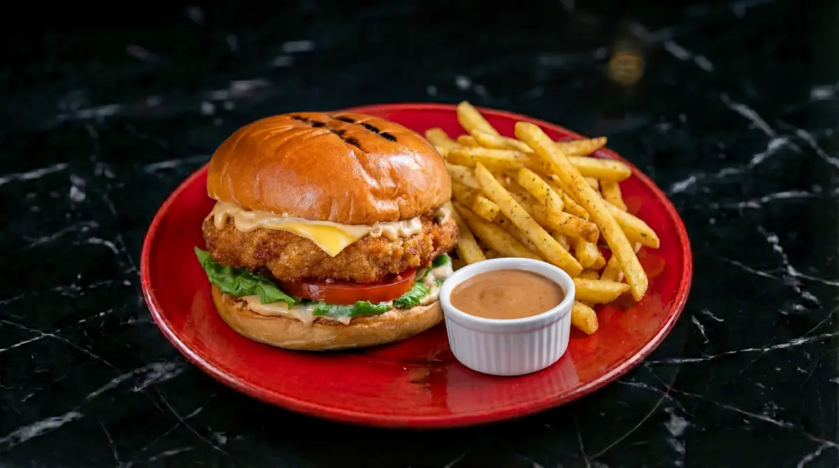Crispy Chicken Ranch Burger