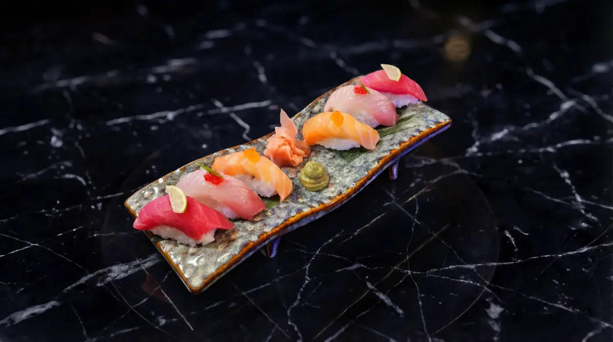 Mixed Seafoods Nigiri